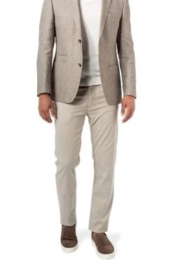 Hose Bradley, Modern Fit, Baumwolle T400®, Sand