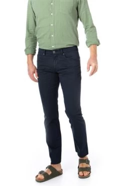 Hose, Modern Fit, Bio Baumwolle, Marine