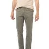 Hose, Modern Fit, Baumwolle, Khaki Meliert