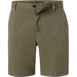 Marc O'Polo Shorts, Relaxd Fit, Bio Baumwolle, Oliv