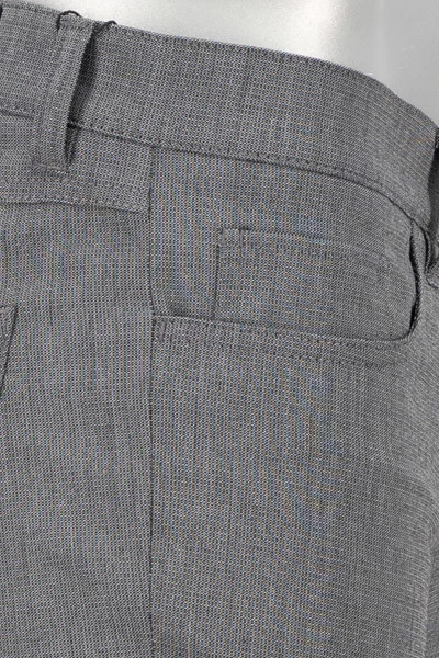 Alberto Hose Pipe, Regular Fit, Ceramica®, Dunkelgrau Meliert – Bild 3