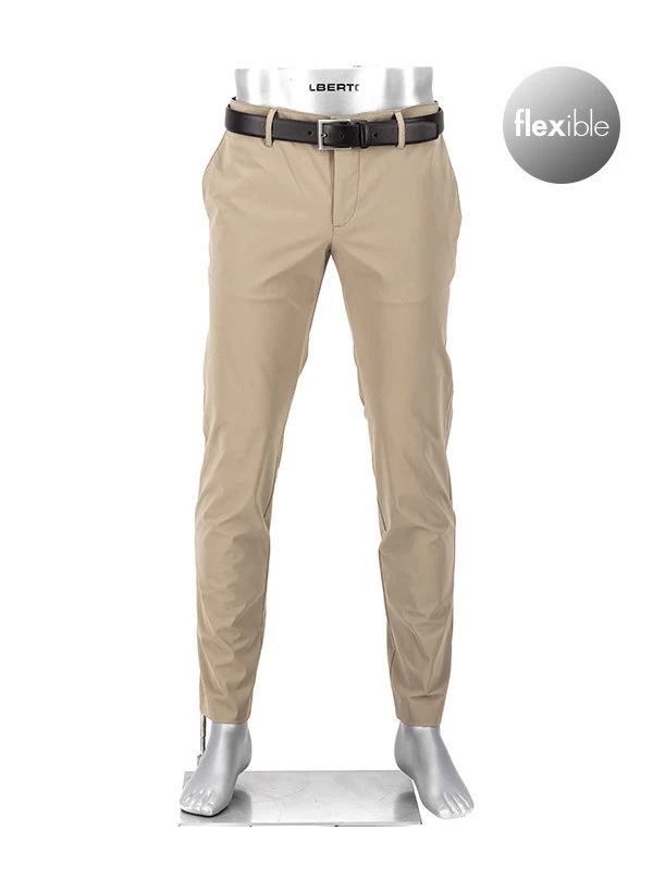 Alberto Hose Rob, Slim Fit, Revolutional®, Dunkelbeige