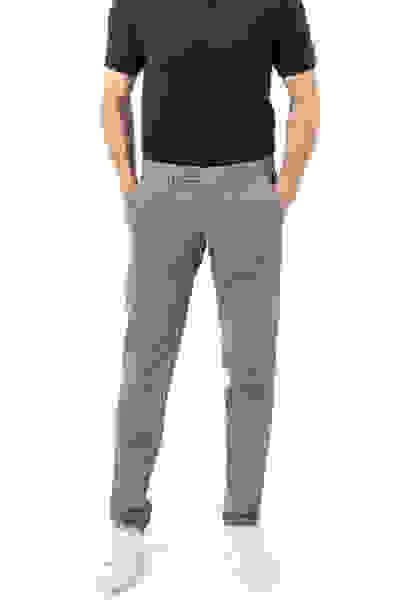 Hose Trento, Slim Fit, Baumwolle, Grau Kariert – Bild 5
