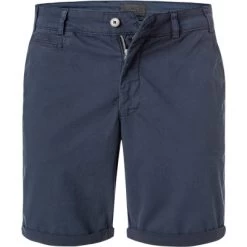 Bermudashorts Pisa-U, Regular Fit, Baumwolle, Dunkelblau