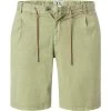 Bermudashorts Tarko, Slim Fit, Leinen, Hellgrün
