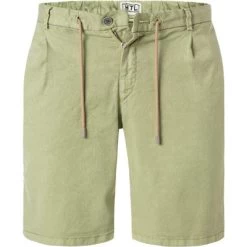 Bermudashorts Tarko, Slim Fit, Leinen, Hellgrün