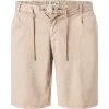 Bermudashorts Tarko, Slim Fit, Leinen, Hellbraun