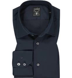 Van Laack Hemd, Tailor Fit, Baumwoll-Stretch, Extra Langer Arm, Dunkelblau