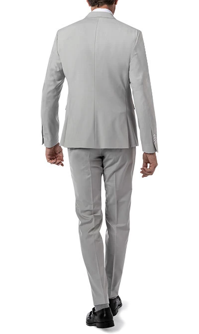 CINQUE Anzug Cimonopoli Mit Weste, Super Slim Fit, Schurwoll-Stretch, Grau – Bild 3