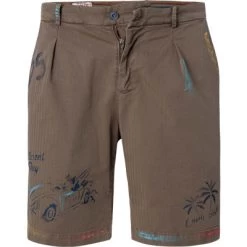 BOB Shorts, Baumwolle, Walnuss