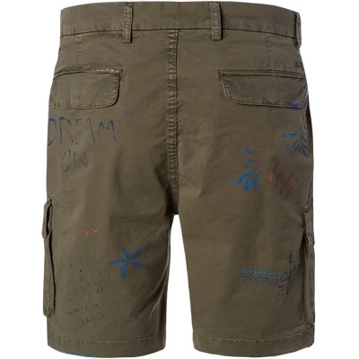 BOB Cargoshorts, Baumwolle Handbestickt, Khaki – Bild 2