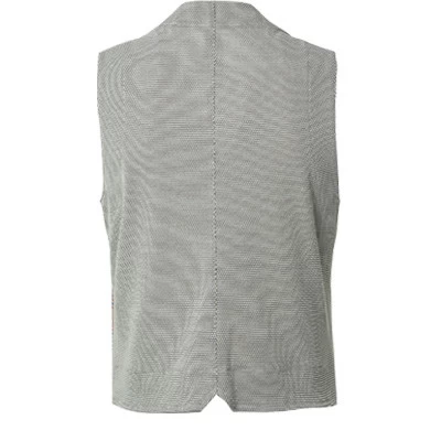 BOB Weste, Baumwolle, Beige-braun Kariert – Bild 2