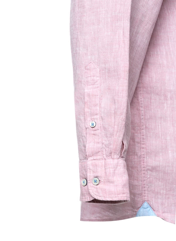 FYNCH-HATTON Hemd, Big&Tall, Reines Leinen, Lila – Bild 2