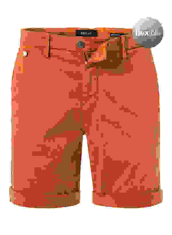 Replay Shorts, Regular Fit, Baumwolle HYPERFLEX, Orange – Bild 4