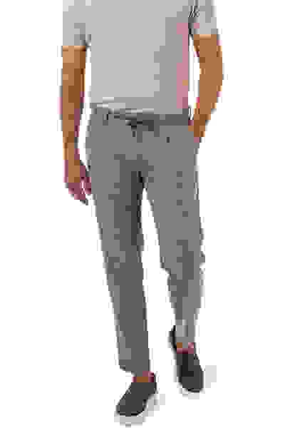 Bugatti Bundfaltenhose, Baumwolle, Grau Kariert – Bild 5