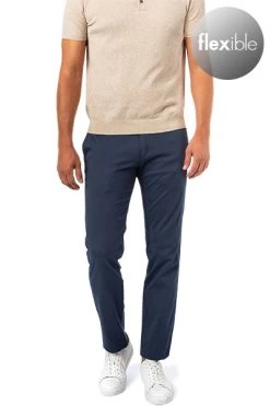 Bugatti Hose, Baumwolle, Marine