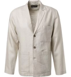Marc O'Polo Overshirt, Reines Leinen, Hellbeige