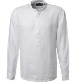 Marc O'Polo Hemd, Regular Fit, Reines Leinen, Weiß