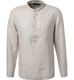 Marc O'Polo Hemd, Regular Fit, Reines Leinen, Grau
