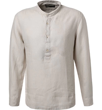 Marc O'Polo Hemd, Regular Fit, Reines Leinen, Grau