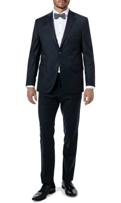 Anzug, Regular Fit, Schurwolle, Navy