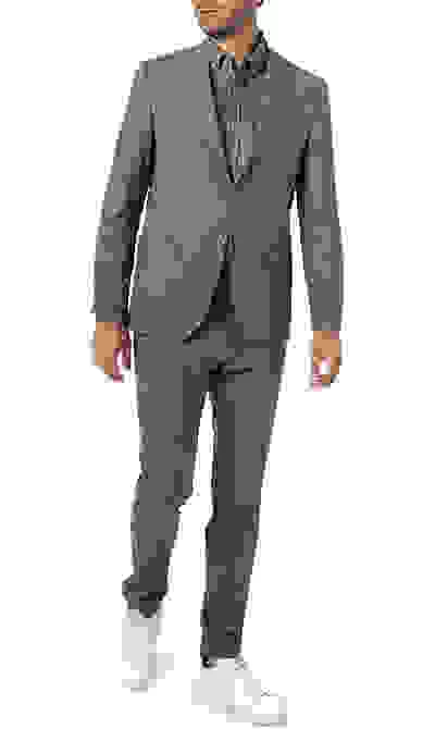 Anzug, Modern Fit, Schurwoll-Stretch, Hellbraun – Bild 5