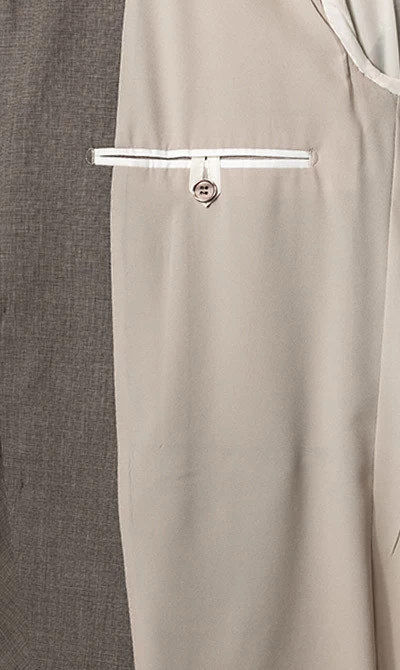 Anzug, Modern Fit, Schurwoll-Stretch, Hellbraun – Bild 3