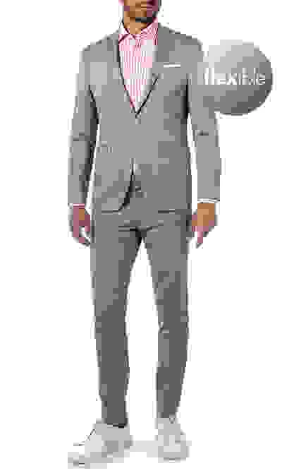 Daniel Hechter Anzug, Shape Fit, Schurwolle, Grau – Bild 5