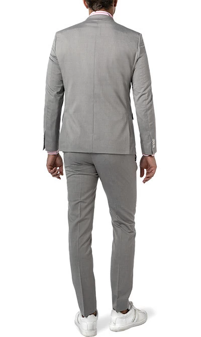 Daniel Hechter Anzug, Shape Fit, Schurwolle, Grau – Bild 4