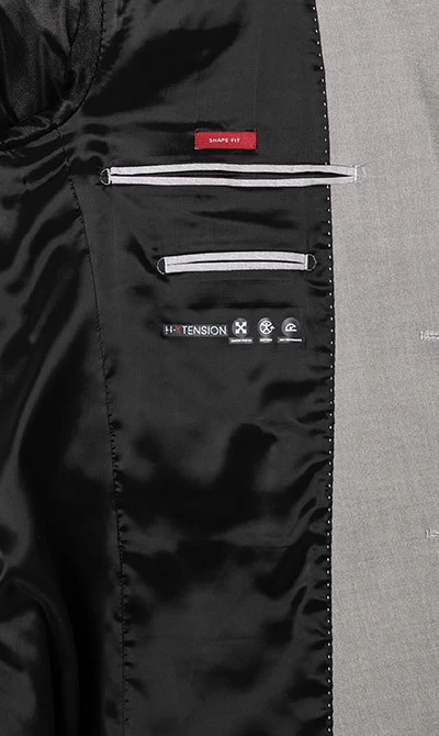 Daniel Hechter Anzug, Shape Fit, Schurwolle, Grau – Bild 2