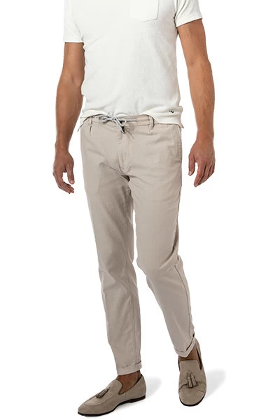 Pierre Cardin Hose, Modern Fit, Baumwolle-Leinen, Beige – Bild 2