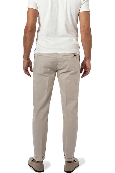 Pierre Cardin Hose, Modern Fit, Baumwolle-Leinen, Beige – Bild 3
