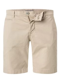Pierre Cardin Shorts, Modern Fit, Baumwolle, Beige