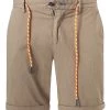 Shorts, Baumwolle, Braungrau