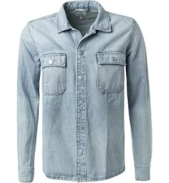 Pepe Jeans Overshirt, Baumwolle, Hellblau