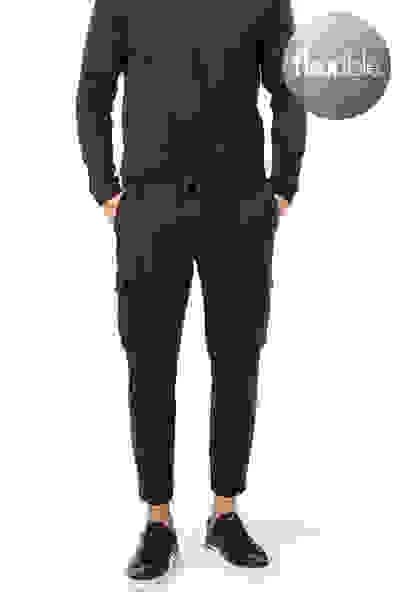 Boss Green Cargopants, Mikrofaser Wasserabweisend, Schwarz – Bild 5