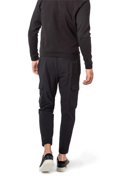 Boss Green Cargopants, Mikrofaser Wasserabweisend, Schwarz – Bild 2