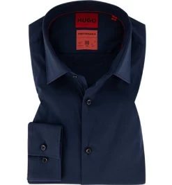 Hugo Hemd, Slim Fit, Baumwoll-Stretch, Navy