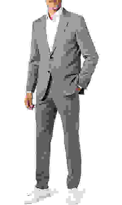 Anzug, Regular Fit, Schurwolle Super110 , Grün – Bild 5