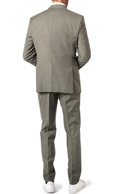 Anzug, Regular Fit, Schurwolle Super110 , Grün – Bild 3