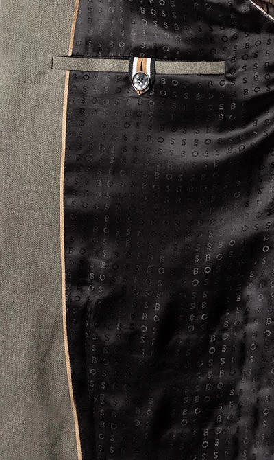 Anzug, Regular Fit, Schurwolle Super110 , Grün – Bild 2