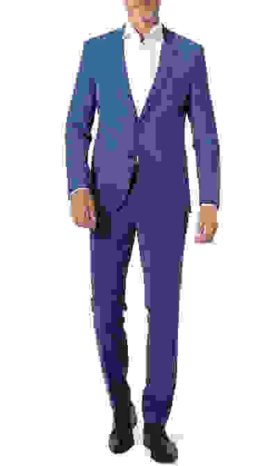 Hugo Anzug Arti-Hessen, Schurwolle, Extra Slim Fit, Navy – Bild 4