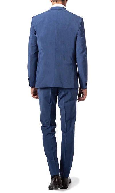 Hugo Anzug Arti-Hessen, Schurwolle, Extra Slim Fit, Navy – Bild 3