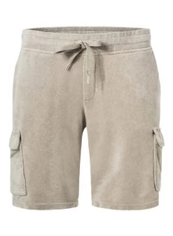 Cargoshorts, Frottee, Steingrau