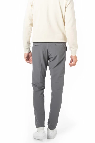 Boss Green Hose, Slim Fit, Mikrofaser Wasserabweisend, Dunkelgrau – Bild 3