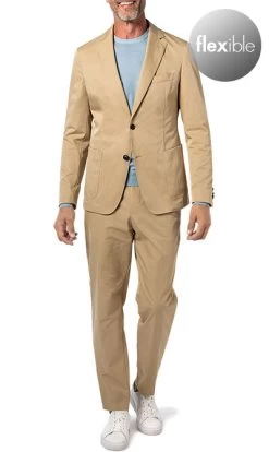 Anzug Hanry, Mikrofaser Waschbar, Beige
