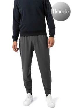 Boss Green Jogpants, Mikrofaser Wasserabweisend, Dunkelgrau