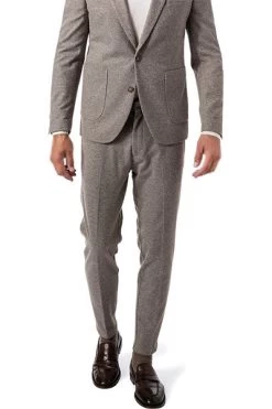 CINQUE Hose, Baumwoll-Stretch, Hellbeige Meliert