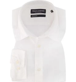 Marc O'Polo Hemd, Regular Fit, Bio Baumwolle, Weiß