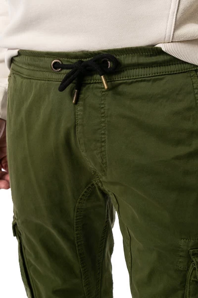 Alpha Industries Cargohose, Baumwolle, Dunkeloliv – Bild 2